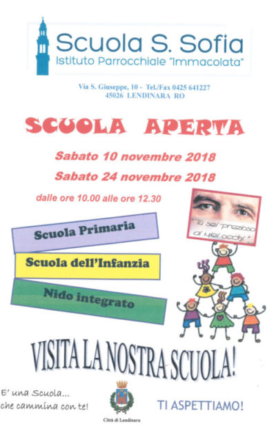 volantino scuola aperta